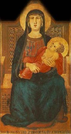 Ambrogio Lorenzetti Madonna of Vico l'Abate Sweden oil painting art